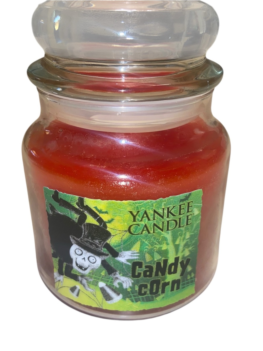 Yankee Candle CANDY CORN Boney Bunch Halloween Holographic 12.5 oz Jar Rare
Preo